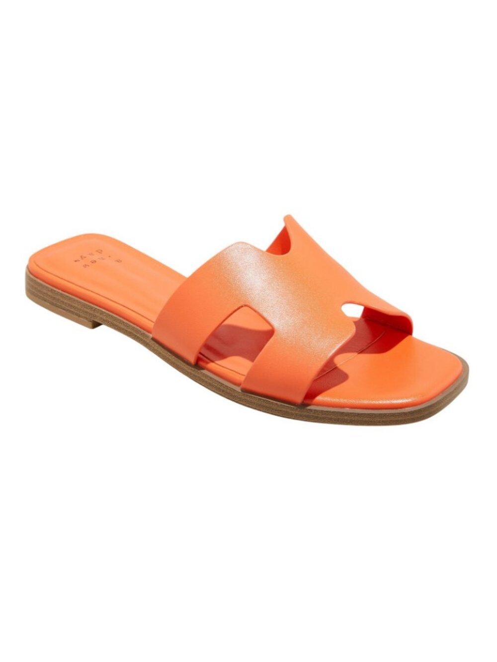 A New Day Nina H-Band Slide Sandals 92244961 Orange 6M - Picture 7 of 10